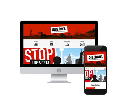 Neue Homepage für die Stadtratsfraktion der Linken in Sangerhausen