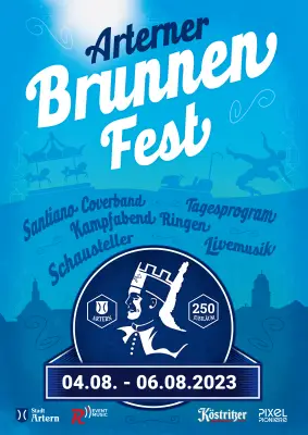 Grafiken für das Arterner Brunnenfest 2023