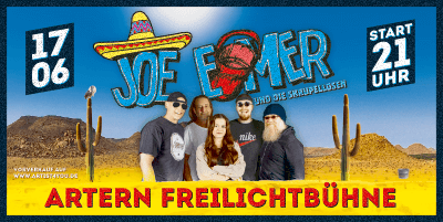 Werbepaket für die Liveband Joe Eimer