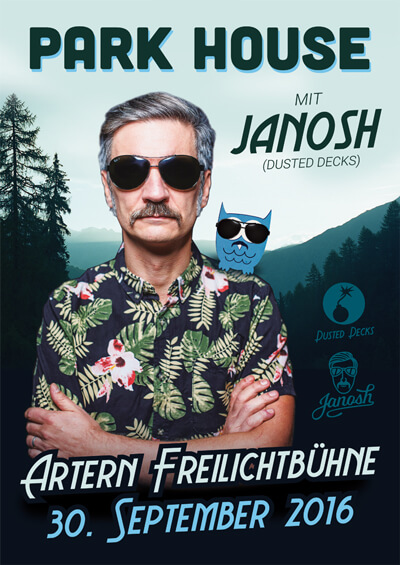 Plakat für die Veranstaltungsreihe Park House